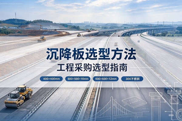 南漳沉降板选择方法