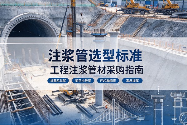 南漳注浆管选型标准