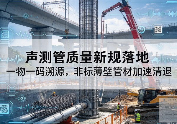 南漳声测管质量新规落地，一物一码溯源，非标薄壁管材加速清退